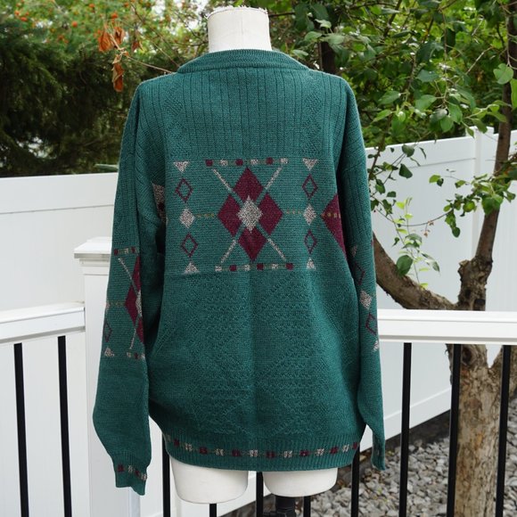 LASA Forest Green Wool Blend Sweater - Picture 6 of 8